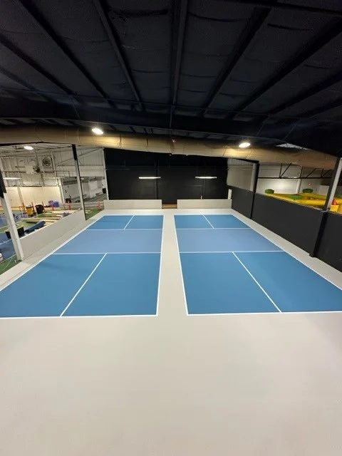 Pickleball court at Den's